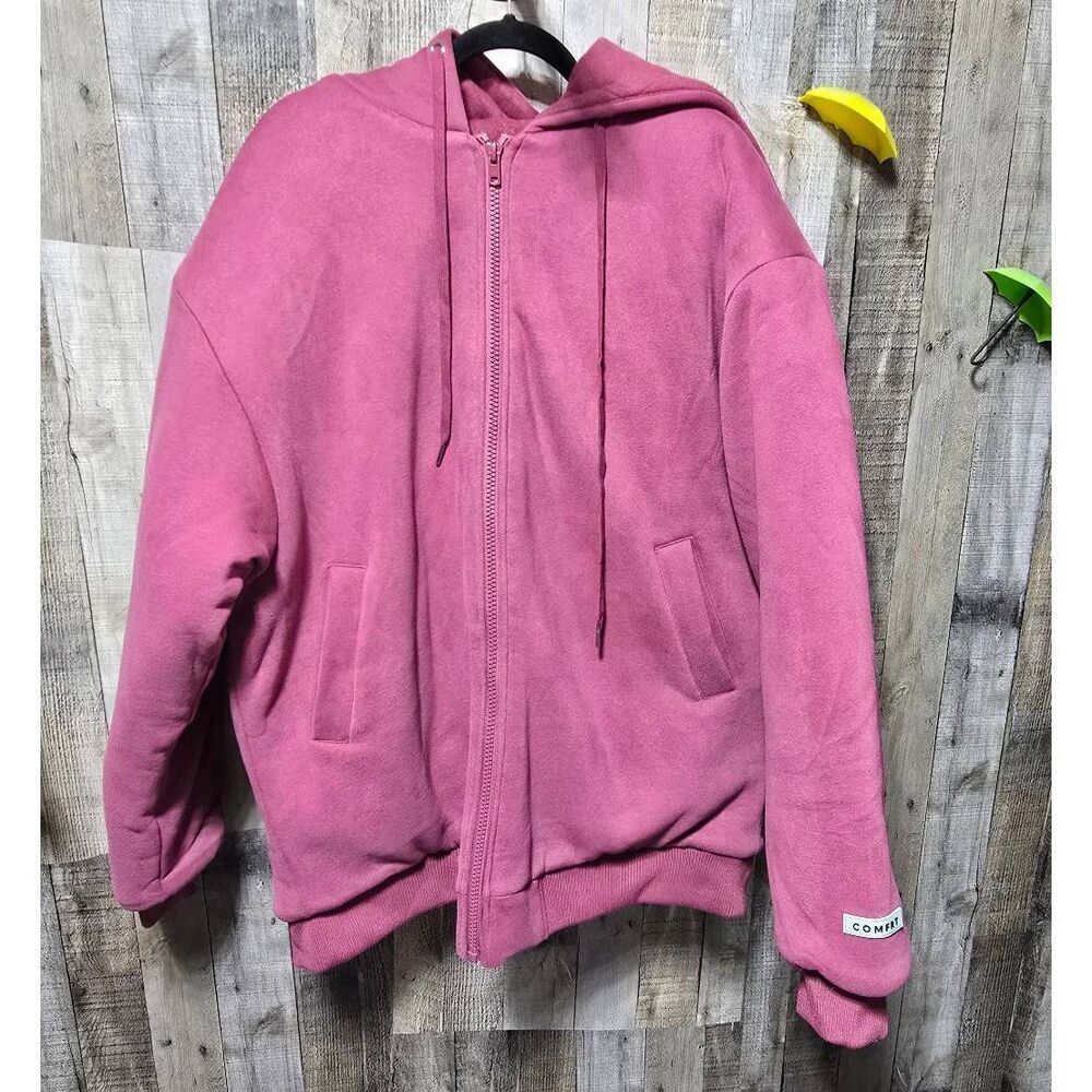 Comfrt Weighted 5 lb Hoodie Berry 2xl Anxiety Comfy Lounge Trip Vacation Plus - Picture 2 of 7